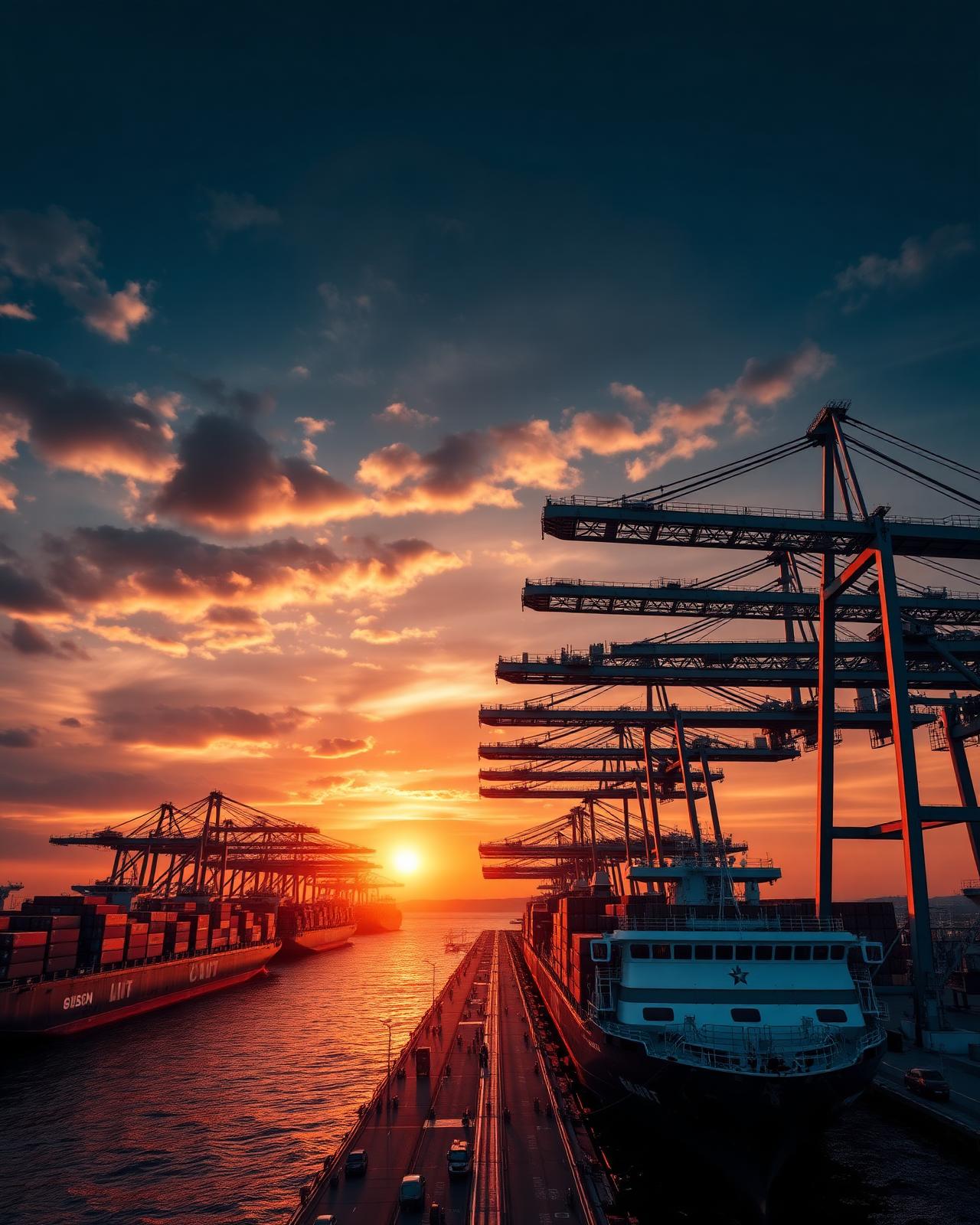 Global trading and logistics hub representing Red Clearing Ltd asset management capabilities